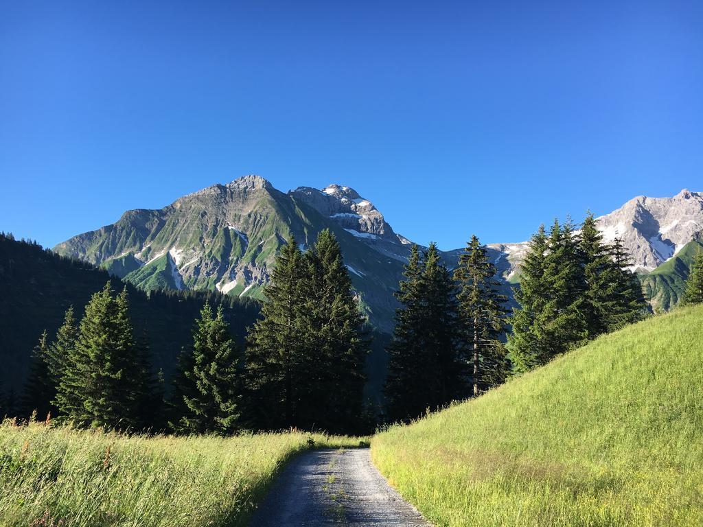 Apartamento Haus Rothorn Schröcken Exterior foto
